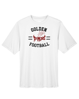 Golden HS Football Curve - Performance Shirt