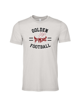 Golden HS Football Curve - Tri-Blend Shirt