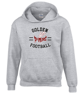 Golden HS Football Curve - Unisex Hoodie