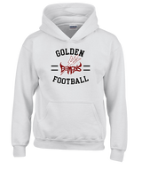 Golden HS Football Curve - Unisex Hoodie