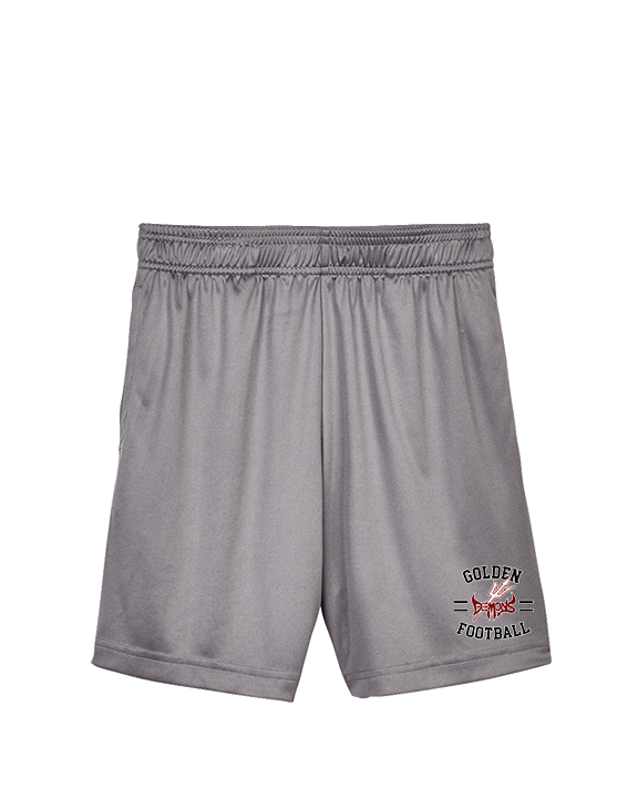 Golden HS Football Curve - Youth Training Shorts