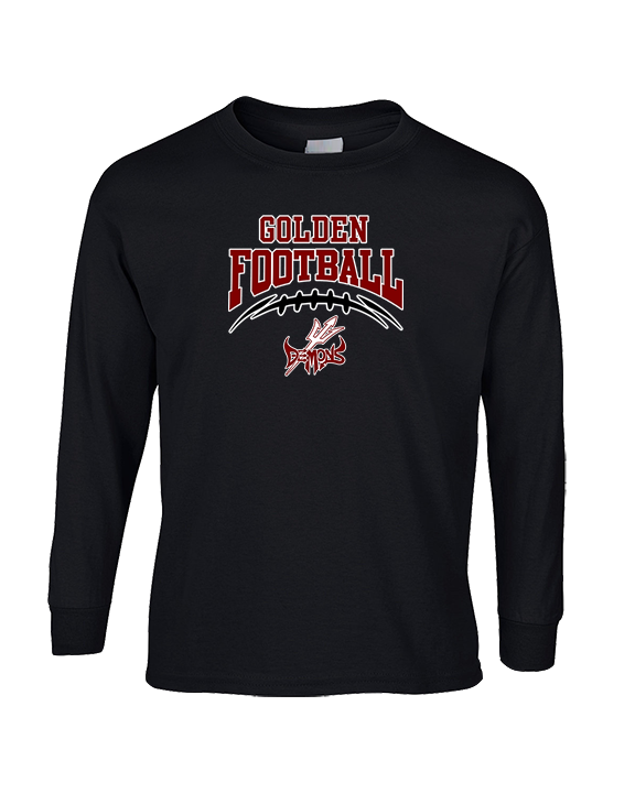 Golden HS Football School Football - Cotton Longsleeve