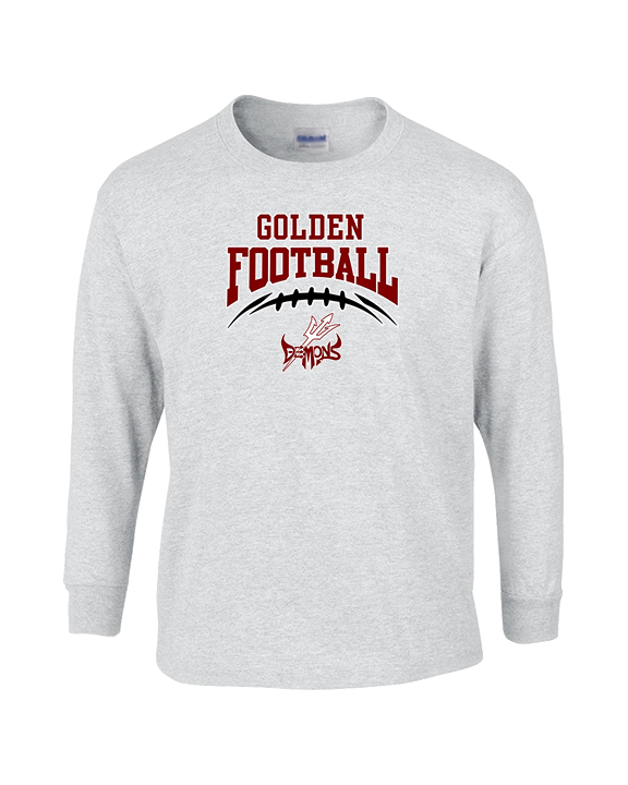 Golden HS Football School Football - Cotton Longsleeve