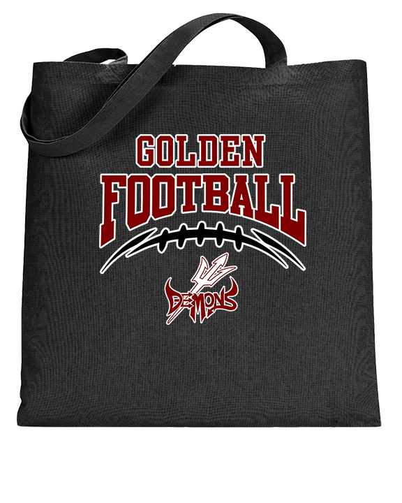 Golden HS Football School Football - Tote