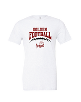 Golden HS Football School Football - Tri-Blend Shirt