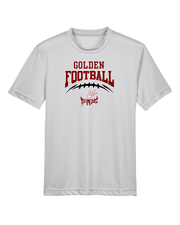Golden HS Football School Football - Youth Performance Shirt