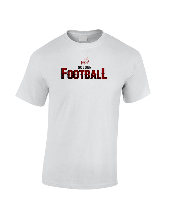 Golden HS Football Splatter - Cotton T-Shirt