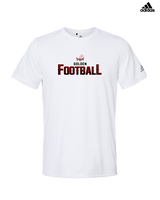 Golden HS Football Splatter - Mens Adidas Performance Shirt