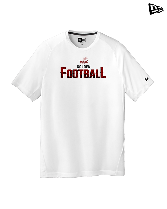 Golden HS Football Splatter - New Era Performance Shirt