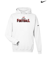 Golden HS Football Splatter - Nike Club Fleece Hoodie