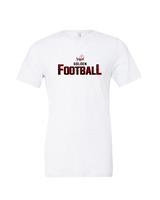Golden HS Football Splatter - Tri-Blend Shirt
