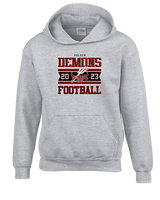 Golden HS Football Stamp - Youth Hoodie