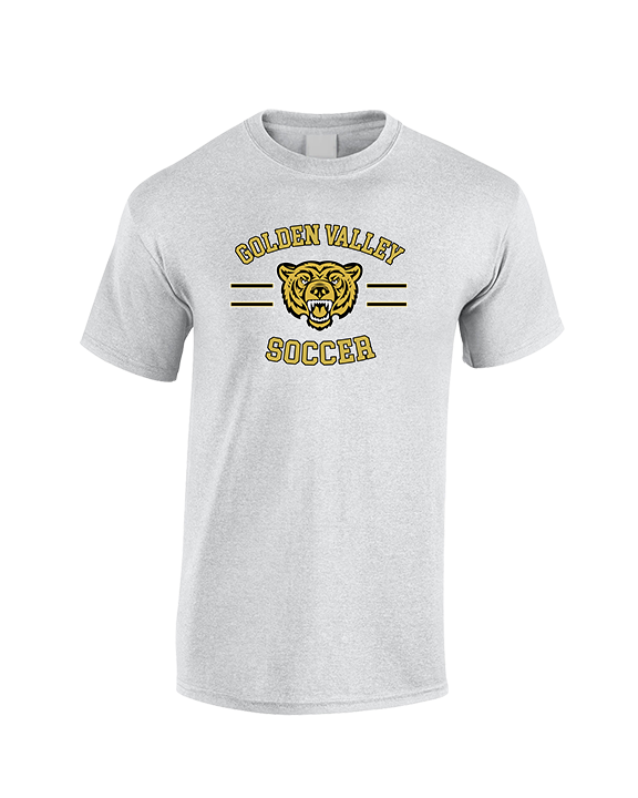 Golden Valley HS Soccer Curve - Cotton T-Shirt
