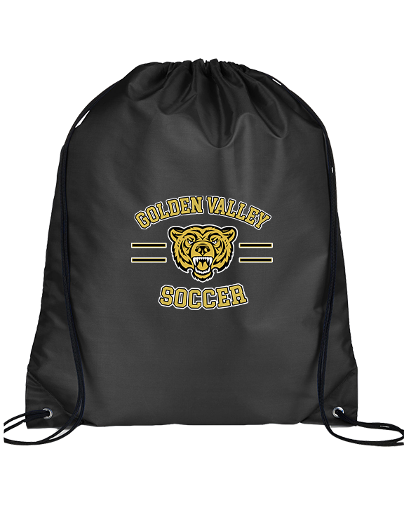 Golden Valley HS Soccer Curve - Drawstring Bag