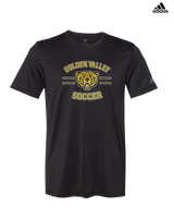 Golden Valley HS Soccer Curve - Mens Adidas Performance Shirt