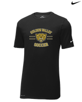 Golden Valley HS Soccer Curve - Mens Nike Cotton Poly Tee