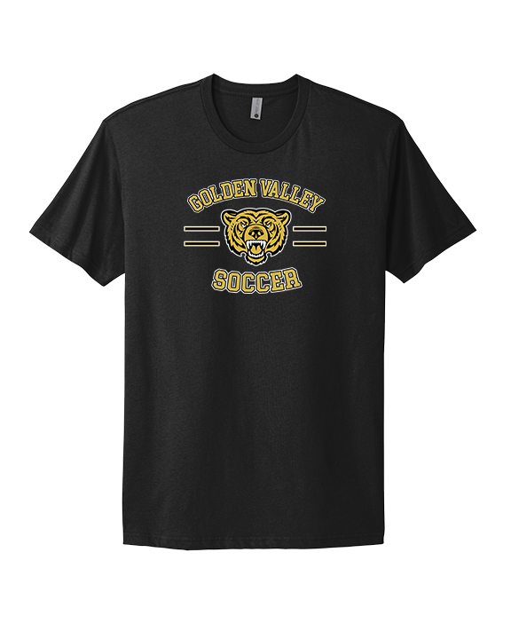 Golden Valley HS Soccer Curve - Mens Select Cotton T-Shirt
