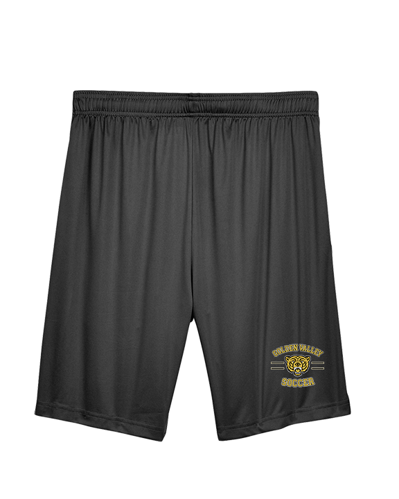 Golden Valley HS Soccer Curve - Mens Training Shorts with Pockets