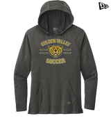 Golden Valley HS Soccer Curve - New Era Tri-Blend Hoodie