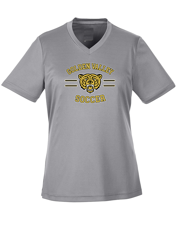 Golden Valley HS Soccer Curve - Womens Performance Shirt