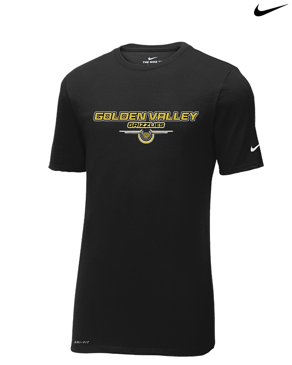 Golden Valley HS Soccer Design - Mens Nike Cotton Poly Tee