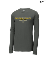 Golden Valley HS Soccer Design - Mens Nike Longsleeve