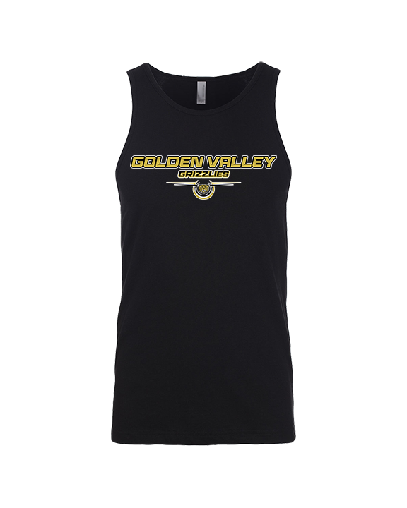 Golden Valley HS Soccer Design - Tank Top