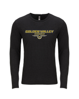 Golden Valley HS Soccer Design - Tri-Blend Long Sleeve