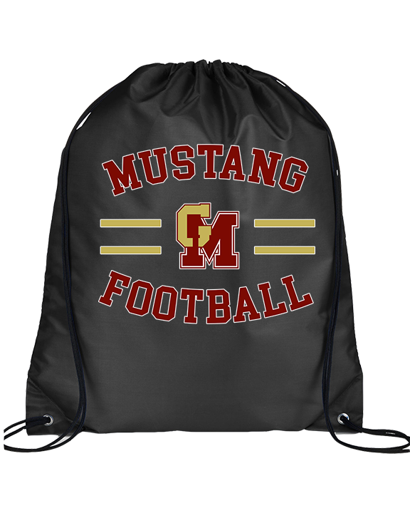 Governor Mifflin HS Football Curve - Drawstring Bag