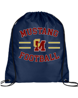 Governor Mifflin HS Football Curve - Drawstring Bag