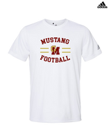 Governor Mifflin HS Football Curve - Mens Adidas Performance Shirt