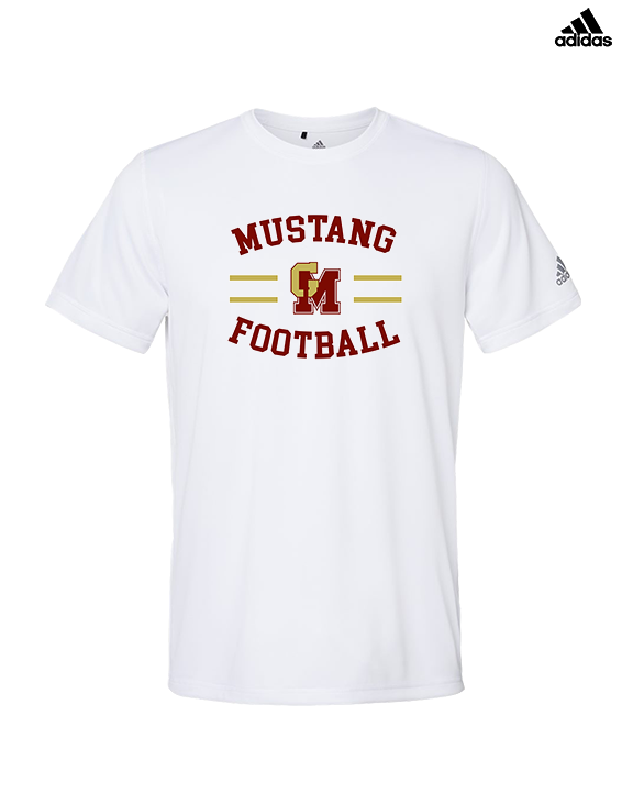 Governor Mifflin HS Football Curve - Mens Adidas Performance Shirt