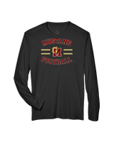 Governor Mifflin HS Football Curve - Performance Longsleeve