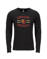 Governor Mifflin HS Football Curve - Tri-Blend Long Sleeve