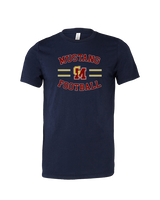 Governor Mifflin HS Football Curve - Tri-Blend Shirt