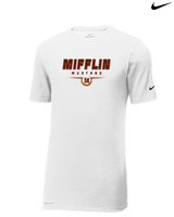 Governor Mifflin HS Football Design - Mens Nike Cotton Poly Tee