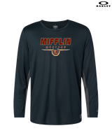 Governor Mifflin HS Football Design - Mens Oakley Longsleeve
