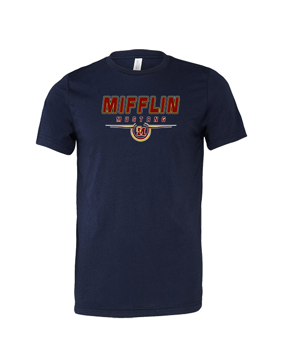 Governor Mifflin HS Football Design - Tri-Blend Shirt