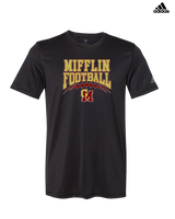 Governor Mifflin HS Football Football - Mens Adidas Performance Shirt