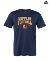 Governor Mifflin HS Football Football - Mens Adidas Performance Shirt