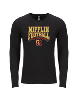 Governor Mifflin HS Football Football - Tri-Blend Long Sleeve