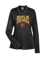 Governor Mifflin HS Football Football - Womens Performance Longsleeve