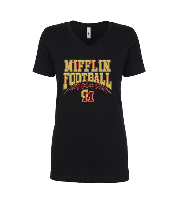 Governor Mifflin HS Football Football - Womens Vneck