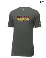 Governor Mifflin HS Football Nation - Mens Nike Cotton Poly Tee
