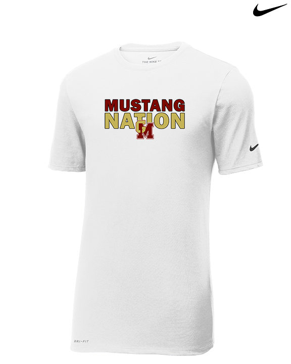 Governor Mifflin HS Football Nation - Mens Nike Cotton Poly Tee