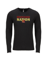 Governor Mifflin HS Football Nation - Tri-Blend Long Sleeve