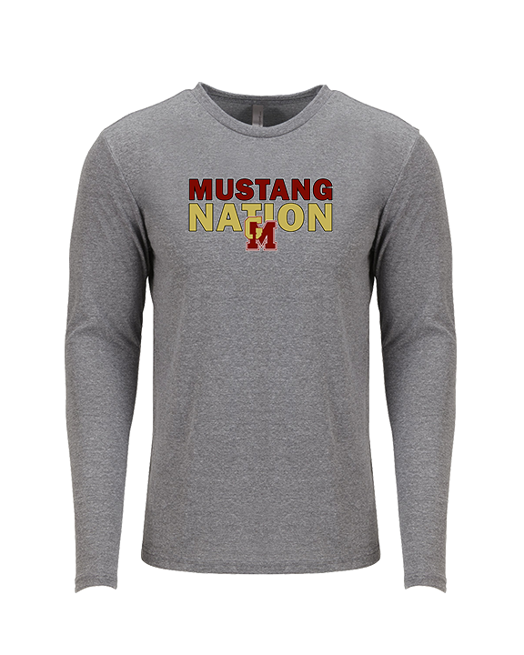 Governor Mifflin HS Football Nation - Tri-Blend Long Sleeve