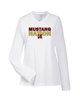 Governor Mifflin HS Football Nation - Womens Performance Longsleeve