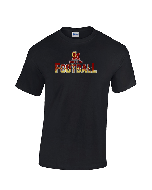 Governor Mifflin HS Football Splatter - Cotton T-Shirt