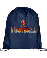 Governor Mifflin HS Football Splatter - Drawstring Bag